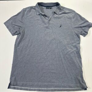 Nautica Men's Classic Gray Polo Shirt